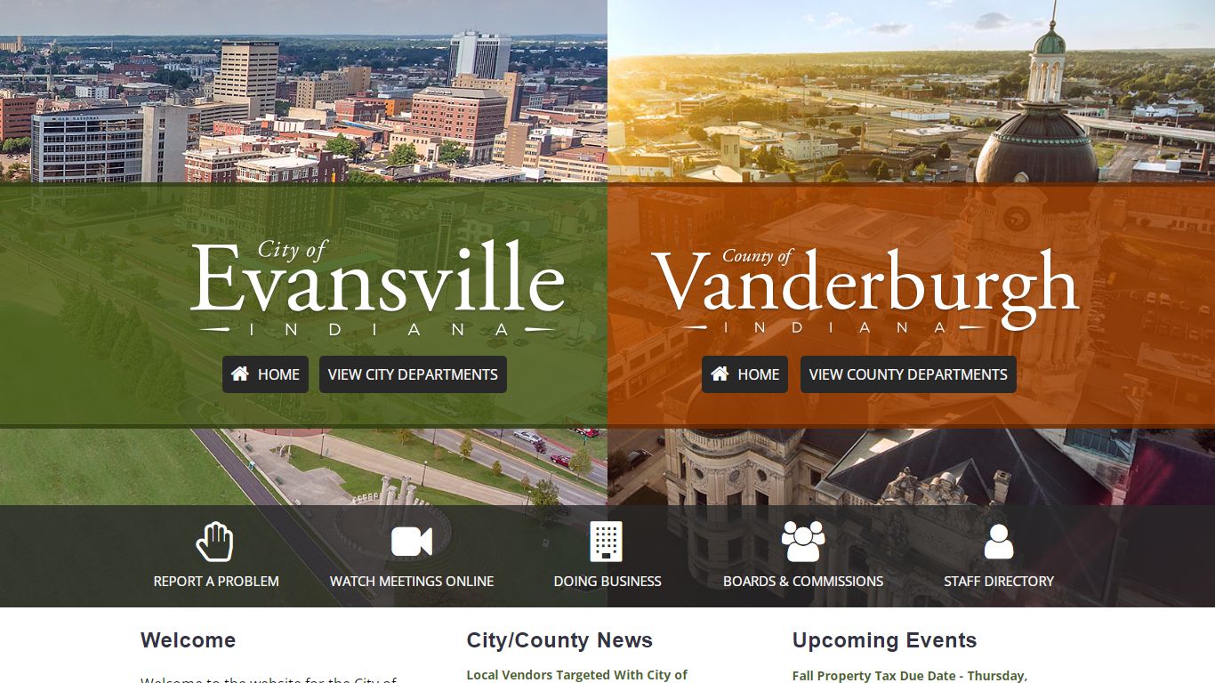 Remote Public Records Search / Vanderburgh County - Evansville, Indiana